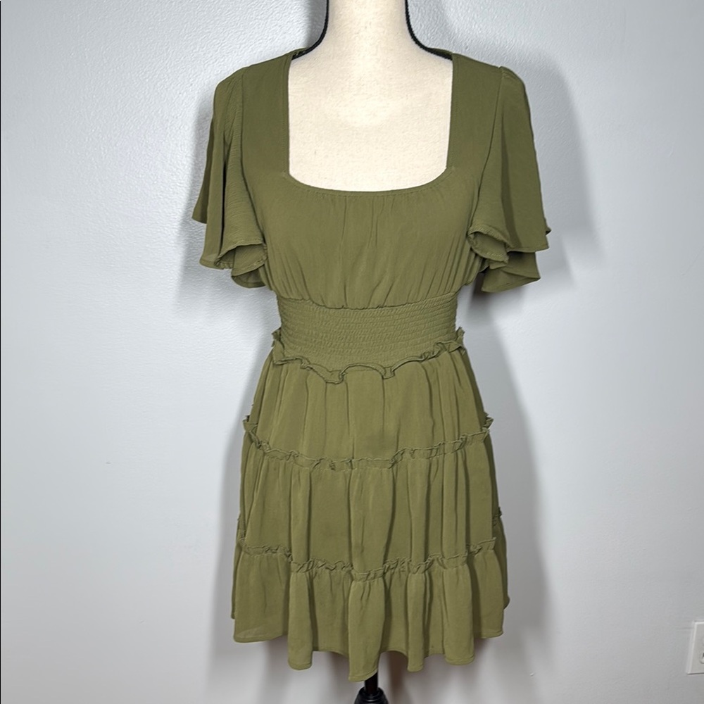 FAVLUX Olive Mini Dress